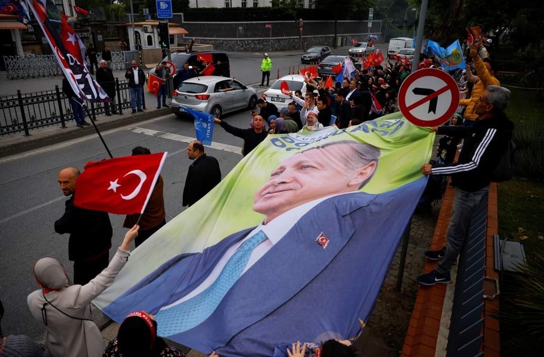 احتفالات بفوز رجب طيب أردوغان