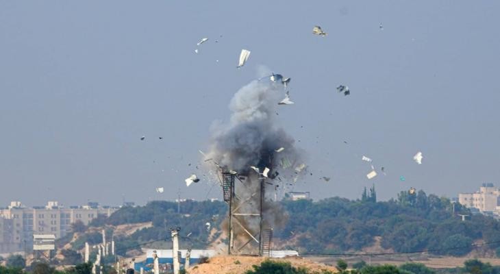 قصف إسرائيلي على غزة _ ارشيفيه