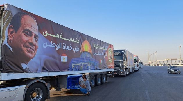 الشاحنات المصرية