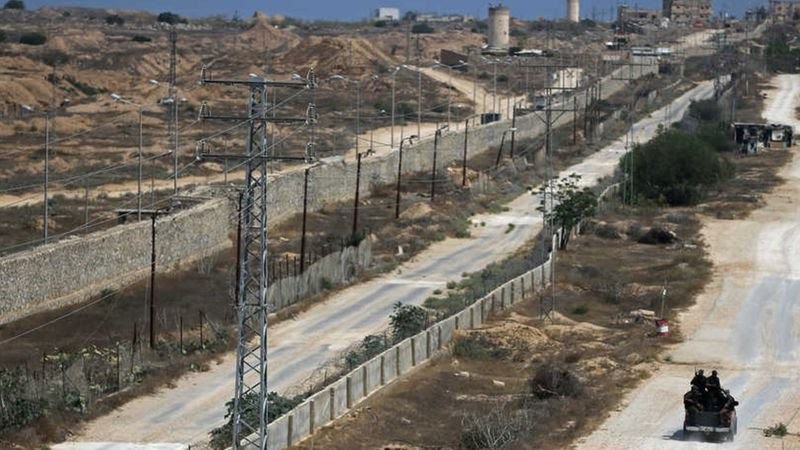 الحدود اامصرية الفلسطينية- رويترز